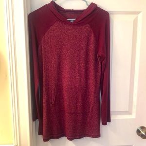 Justice hooded tee, size 14/16